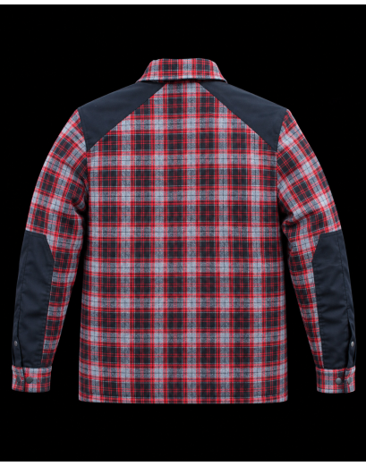 Куртка сорочка утеплена Red\Grey 2XL