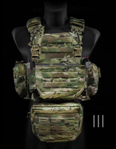 Комплект «Thorax set Multicam» з плакардом кенгу під 3 магазина