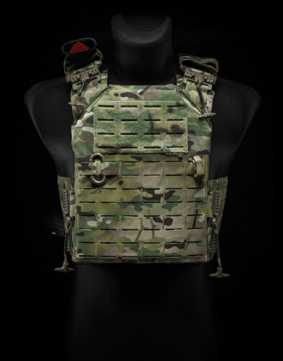 Плитоноска зі швидким скидом  Lazer Cut MultiCam 
