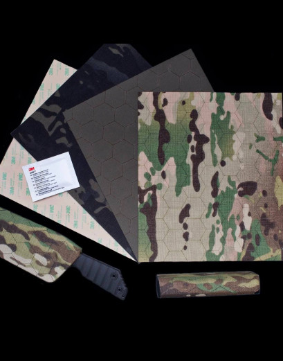 Наліпка з кордури Hexagon Big MultiCam 3M 